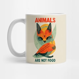 Animals are not food Mug